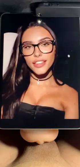 Madison Beer fleshlight fucking cum tribute HUGE load