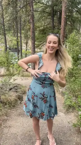 I hope no hikers spotted me! [GIF]