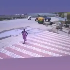 Crossing the street