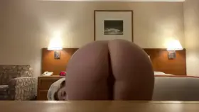 Hope the guest staying in this room I’m supposed to be cleaning doesn’t come back anytime soon! 😜 [f]