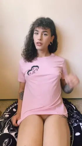 big shirt and no panties are my favorite wby? 🥺