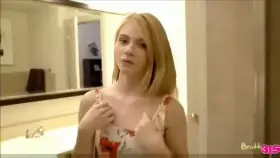 Threesome with step-sister and her friend