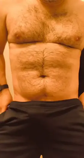 I’m all sweaty from my workout and need to clean up… wanna help