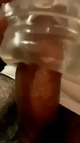 It’s Friday so why not fuck my fleshjack! Sound on for sloppy noises are dirty talk 💦 hmu