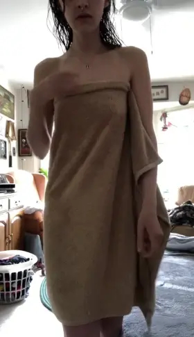 Once the towel drops...