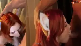 Sweetie Fox cosplay face fucked