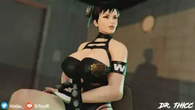 Chun Li puts you Under A-breast (Dr. Thicc) [Street Fighter]