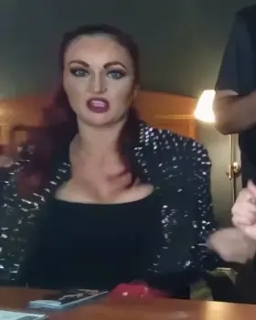 Maria shaking her tits