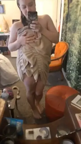 Dropping towels and titties :)