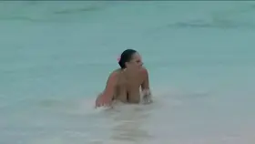 Me and my friend were out at the beach when he went to go swimming for abit. I heard him scream something about losing his trunks, then I saw a wave wash over him as he came ashore. Out from under it came a total milf, and she was sorta acting like it too. (Rp)