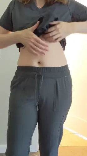 One little nurse boob