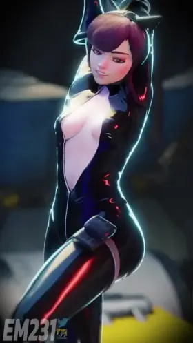 Dva captured by sombra (effectsmaster231) [overwatch]