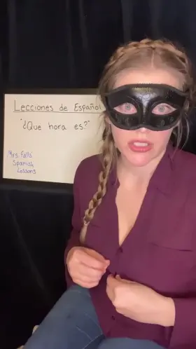 Eyes on the whiteboard, young man!