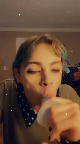 Just a horny librarian sucking cock