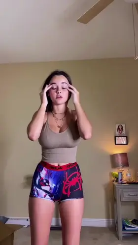 She's in a pretty cold room.