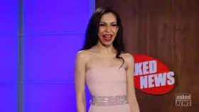 They invited Aria back to guest host! She seemed really nervous but I think it added to her cutenss