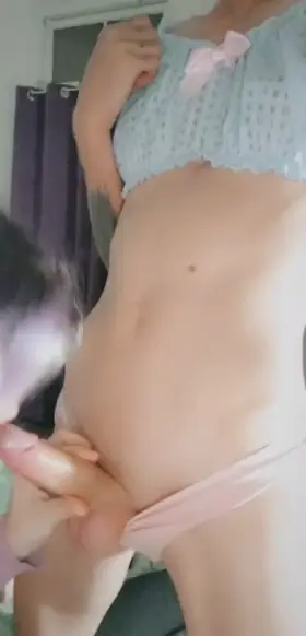 she loves sucking my gurlcock 🥵😋💕