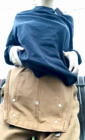 do you like what im hiding underneath these overalls?