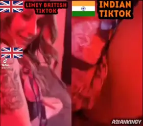 Limey Brit versus Indian Tiktok... White brits yearn for ethnic Asians over their own.