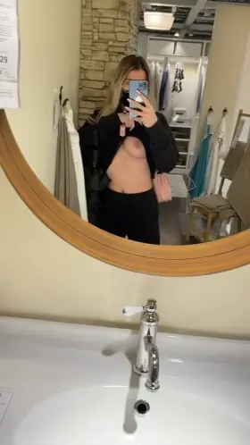 Flashing at IKEA 😊