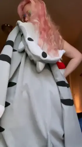 Number one reason I like my kigurumi so much... it’s comfy with nothing underneath