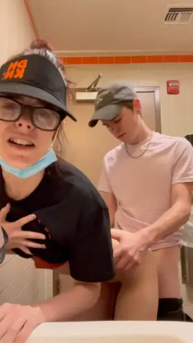 Gotta love fast food bathroom sex