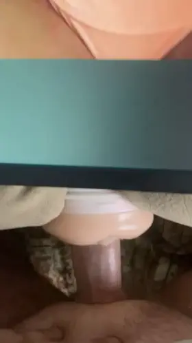 Fleshlight fucking, dirty talk, and cum shot