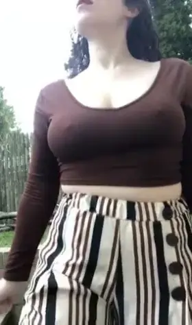 Outdoor titty drop [oc]