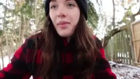 Playing in the snow [F][OC]