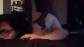 Back cock hungry cumslut taking a deep pounding