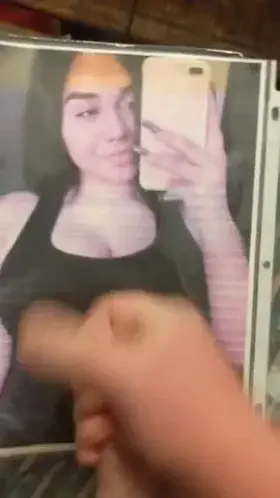Double cum tribute for 18 yr old with huge tits (part 1 of 2)