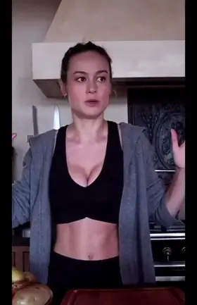 Brie Larson is the hot single mommy in the neighborhood that every male species dreaming of thrusting their cock under her top, as she always shows cleavage.