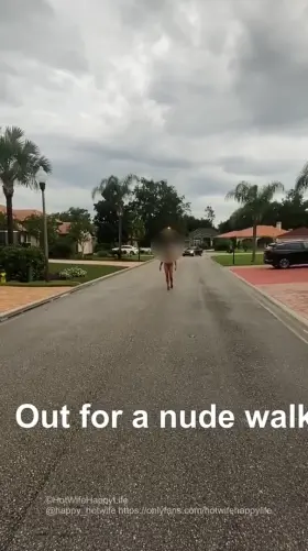53 yo wife out for a walk and gets busted by neighbor