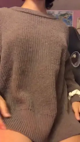 Wanna know what's under the sweater? [OC]