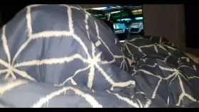 My girl always gets her late night fix [OC]