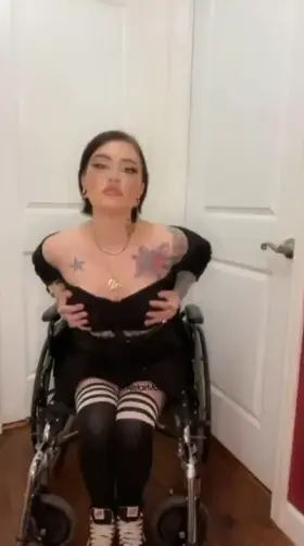 Ever cum inside a girl in her wheelchair before