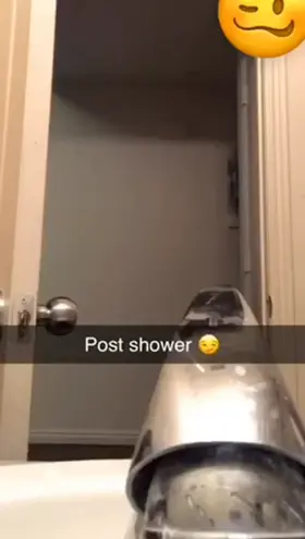 This shower felt pretty lonely without you there 😏