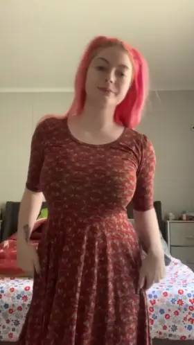 A cute lil dress can hide so much