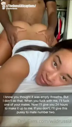 Time to obey your girl - or time to leave?