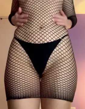 all you'd need to do is pull my thong to the side...