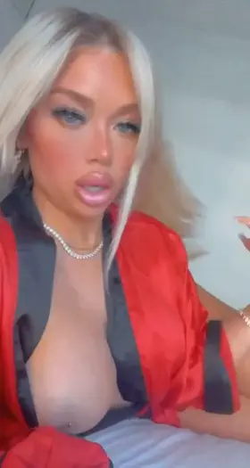 Bliss unveiling her bolt ons