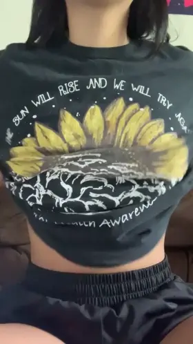 Wanna play with my perky tits? 😉