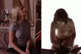 Can anybody notice that her left titty is smaller than the right one.. Revelation..!