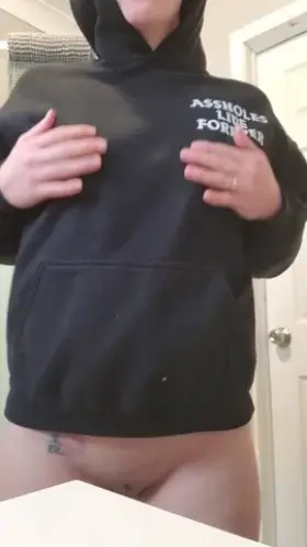 Its laundry day. Doing it naked it the best way.