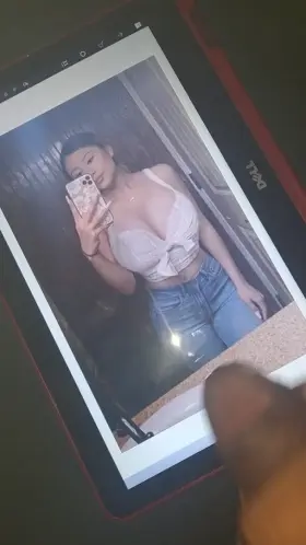 Showered her in cum 😈