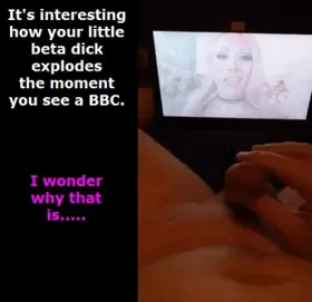 BBC makes beta dicks cum right on first sight