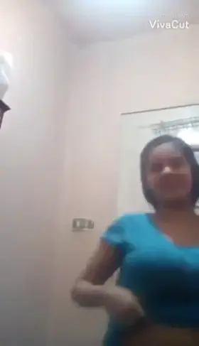 🔥🥰 Extremely Cute Big Boobie Desi GF Finally Decided to do a Striptease but Ended up Stripping Full Nude 