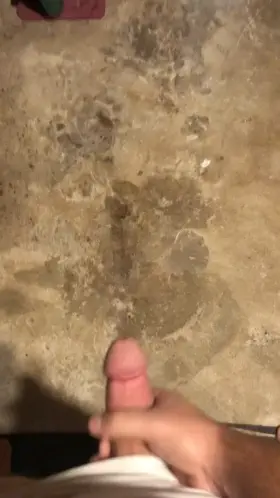 Huge cumshot after work 💦