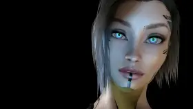 Futanari Cyborg fuck from behind other futa (Wraith93)