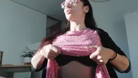 I'm just a cheeky receptionist with nothing to hide...except these...